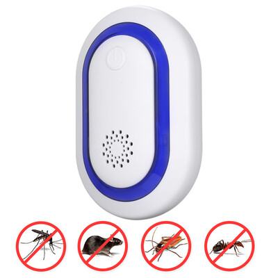 

Ultrasonic Pest Repeller Indoor Plug Electronic Vermin Repeller Insect Bug Mosquito Fly Spider Repeller Non-Toxic Repellent Mouse