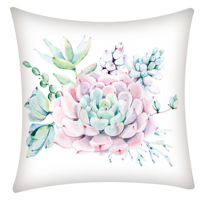 

〖Follure〗Print Pillow Case Polyester Sofa Car Cushion Cover Home Decor 45 X 45cm