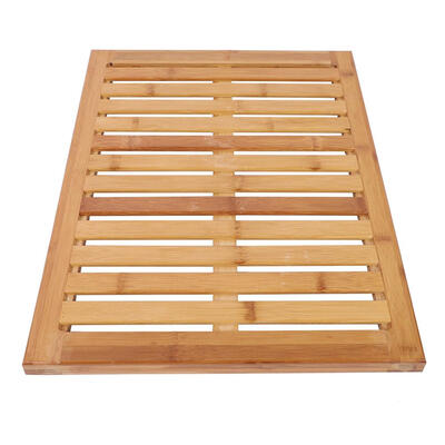 

Greensen Anti-Skid Bathtub Mat Bamboo Strip Shower Floor Mats Foot Pad Bathroom Accessories Anti-slip Shower Mat