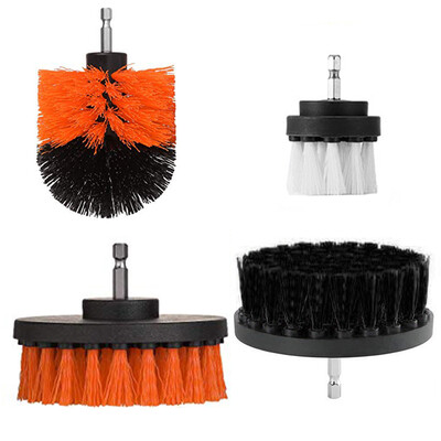 

〖Follure〗4 Piece Scrub Brush Power Drill Cleaning Brush Cleaner Combo Tool Kit Perfect for Cleaning Grout