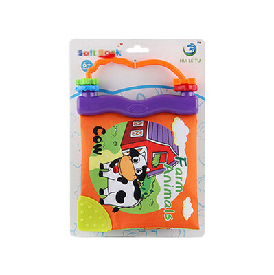 

Tailored Sound Soft Cloth Baby Intelligence Development Learn Picture Cognize Book