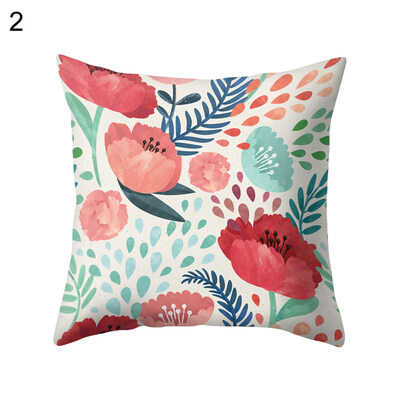 

Spring Flower Leaf Pillow Case Cushion Cover Sofa Bed Car Cafe Office Decoration