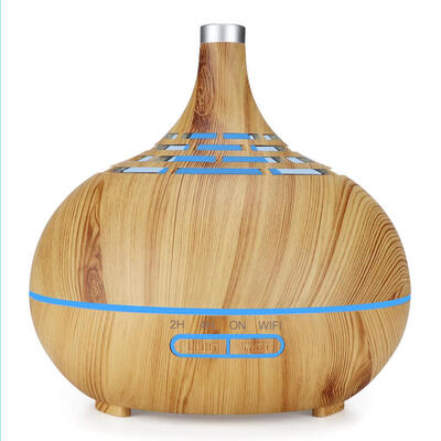 

400ml Hollow Timing WiFi Ultrasonic Aroma Diffuser Air Humidifier wLamp