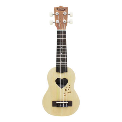

17" Mini Ukulele High Treble Voice Couple Sapele Spruce Music Instrument