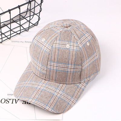 

New British checked baseball cap of 2019