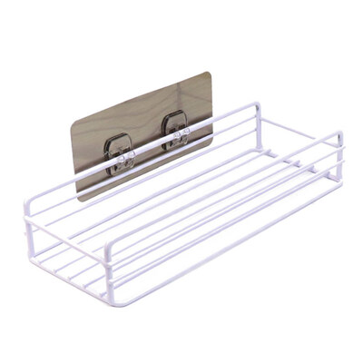 

Household Wall Mounted Bathroom Shower Gel Storage Rack Holder Organizer Shelf