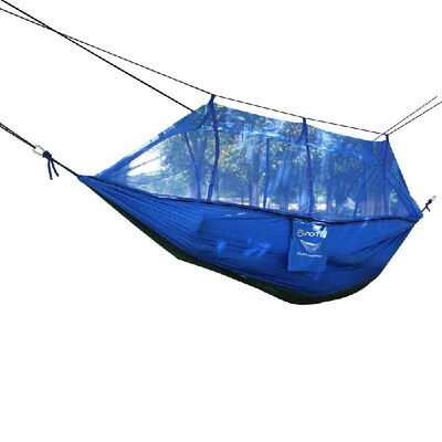 

Mosquito Net Double Hammock Extra Strong Nylon Durable Compact Lightweight Outdoor Camping Hammock