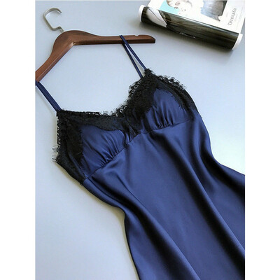 

Women Ladies Satin Silk Nightdress Lingerie Sleepwear Dress Robe Nightie Gown