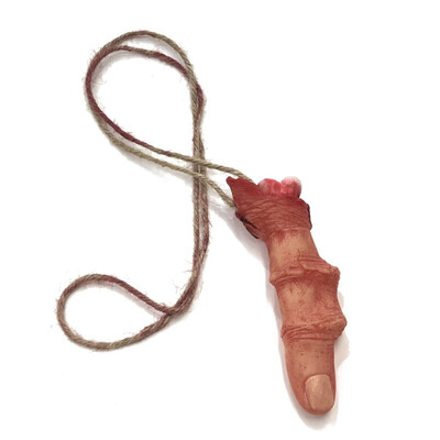 

Rope Fake Broken Finger Hand Foot Bloody Severed Broken Body Parts Scary Halloween Horror Props Party Decoration Gadgets
