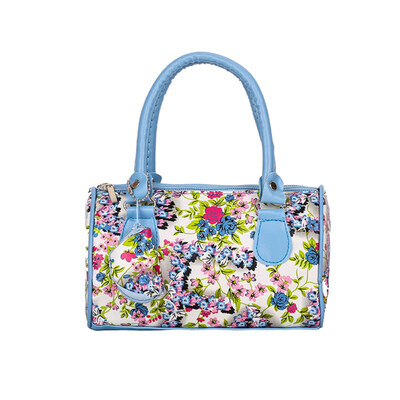 

Women Faux Leather Floral Print Tote Bag Shopping Travel Large Capacity Wallet