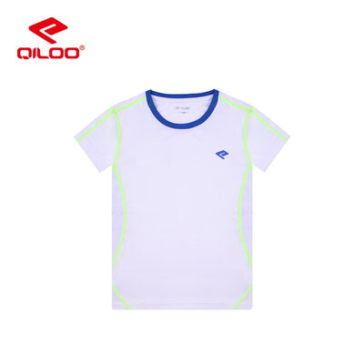 

QILU Round neck short T-shirt children summer sweat absorption comfort 11233