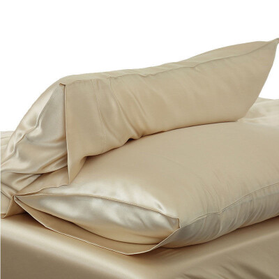 

1PC New Luxury Silky Satin Pillow Case Solid Pure Color Soft Comfortable Standard Home Bedroom Pillowcase