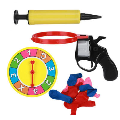 

Greensen Russian Roulette Balloon Gun Games Party Tricky Game Family Interactive Adult Funny Toy