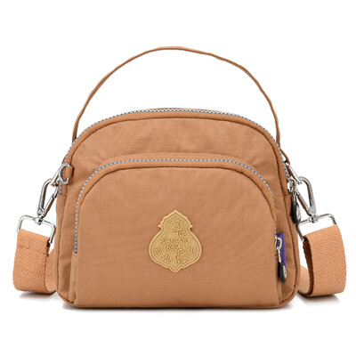 

Waterproof nylon bags for ladies with inclined bags&light canvas bags for multi-storey leisure tourism