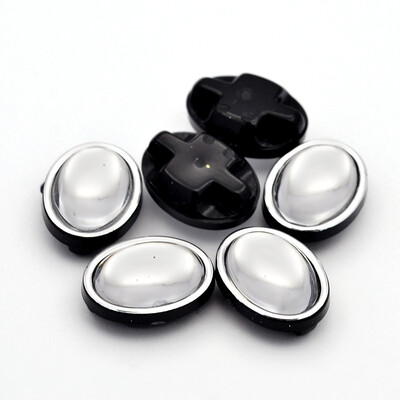 

Sew on Taiwan Acrylic Garment Accessories Oval Clear 205x16x9mm Hole 1mm