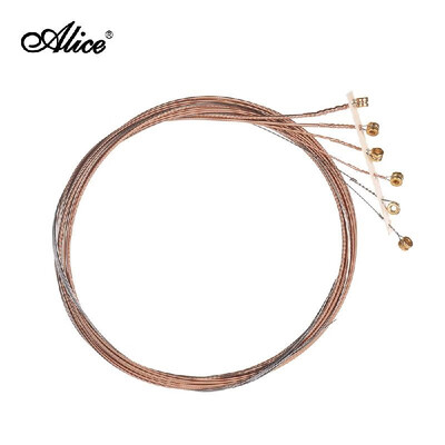 

Alice AW436- Professional Guitar Strings Set High Grade Medium Tension 6PCS Steel Strings for Acoustic Guitar