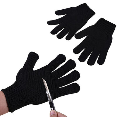 

1 Pair Stainless Steel Wire Safety Gloves Outdoor Working Cut-Resistant Butcher Cut Proof Anti-Cutting Gloves