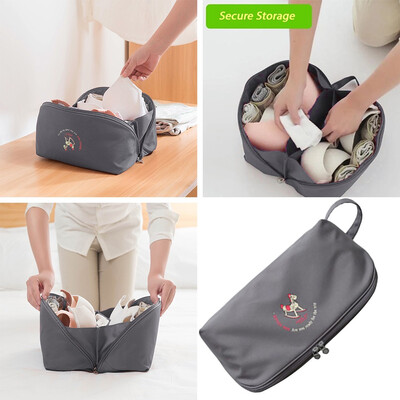 

Toponeto Women Waterproof Travel Storage Bag Underwear Bra Sorting Organizer Bags