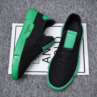 

2019 new summer breathable sports casual running tide shoes net red shoes Korean version of the trend of wild mesh mens shoes