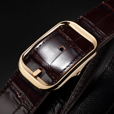 

Guangzhou factory mens belt leather suede leather casual business belt pin buckle mens youth tide belt