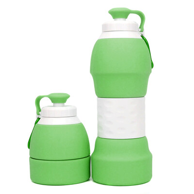 

Collapsible Silicome Water Bottle Portable Light Weight Anti Leakage Sports Water Bottle