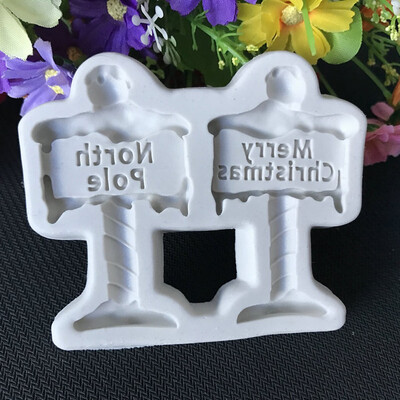 

Siaonvr Christmas Silicone Fondant Cake Mold Mould Chocolate Baking Candy Craft Candy