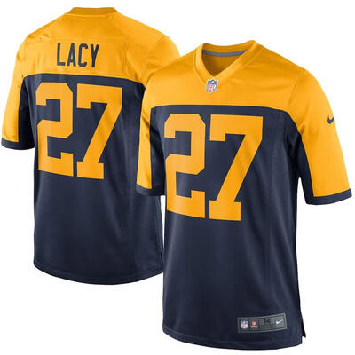 

Mens Football Jersey Green Bay Packers Eddie Lacy Navy Alternate Game Jersey