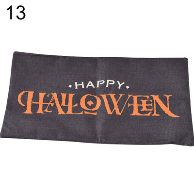 

Halloween Treat or Trick Letter Printed Cushion Cover Pillow Case Home Decor