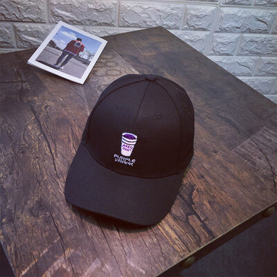 

Hat Female Korean Fashion Purple Duck Tongue Cap Korean Street Trendy Hat Spring&Summer Bent Corner Baseball Cap Male