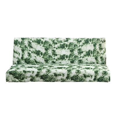 

Graffiti All-inclusive Couch Sofa Bed Cover Non-slip Slipcover Dark Green