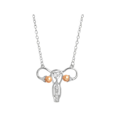

Sale Uterus Style Metal Pendant Women Unique Necklace Pendant Fashion Jewelry Accessories