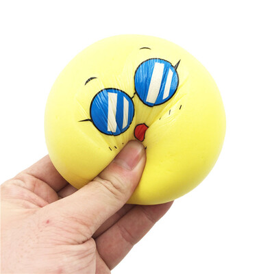 

YIWULASquishy Squeeze Stress Reliever Soft Face Yellow Bun Scented Slow Rising Toys