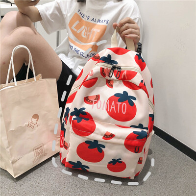 

Insfeng schoolbag female Korean version of high school backpack undergraduates antique feeling junior high school students Johnson