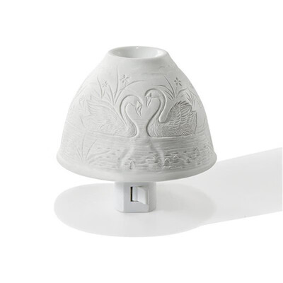 

Wall mounted porcelain night light