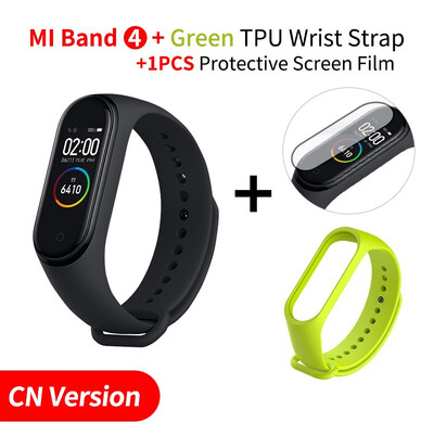 

Newest 2019 Original Xiaomi Mi Band 4 Smart Color Screen Bracelet Heart Rate Fitness 135mAh Bluetooth50 50M Swimming Waterproof