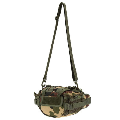 

Lixada Men Nylon Portable Versatile Tactical Pack Waist Shoulder Pack for Camping Hiking Outdoor