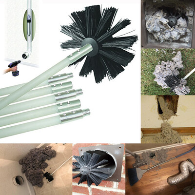 

Gobestart Dryer Duct Cleaning Kit Lint Remover Extends Up To 12 Feet Synthetic Brush Head