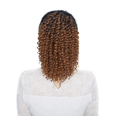

Kinky Curly Afro Bun Drawstring Ponytail Hair Extensions As Real Soft Synthetic