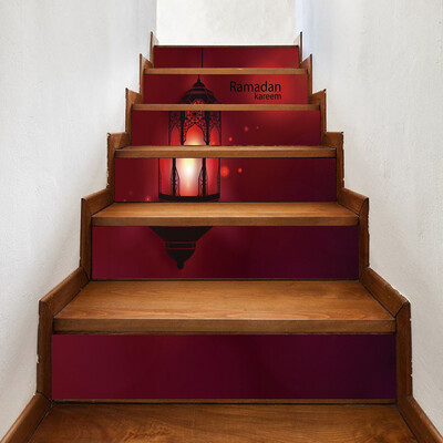 

〖Follure〗Muslim Ramadan Blessing Creative Stair Stickers Creative Floor Stairs Decorative