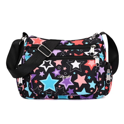 

Slope Back Nylon Small Bag Middle-aged&Old Womens Bag Korean Light Oxford Canvas Bag Mothers Bag One Shoulder Slope Bag
