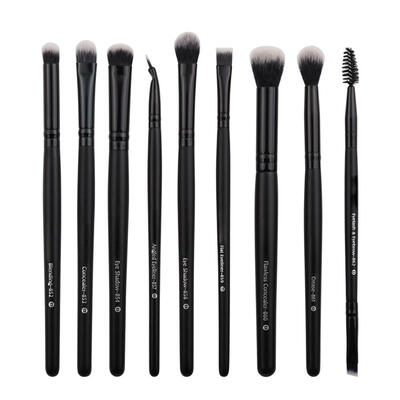 

9pcs Professional Makeup Brushes Set Wooden Handle Blush Eye Shadow Brush