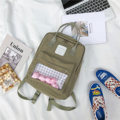 

Insfeng schoolbag female Korean version of high school middle school middle school Qingxin junior high school girls Japanese tr