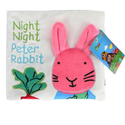 Greensen Baby Cloth Soft Activity Book Early Education Toys For Baby Soothe Cloth Book Rabbit Book