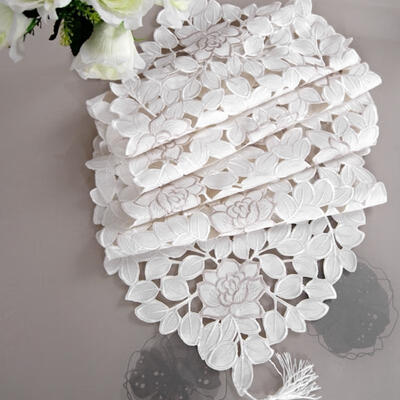 

Greensen Fashionable Table Runners Peony Table Cloth Placemat Home Wedding Party Decor