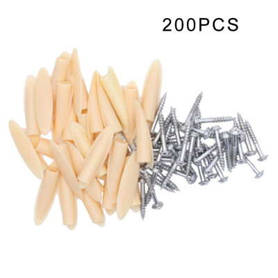 

200pcs Slant Hole Screws Plugs Kit For Kreg Jig System Woodworking Project Tool