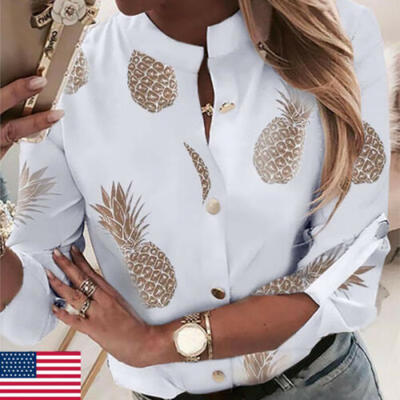 

Women Long Sleeve Loose Shirts Fashion Ladies Autumn Casual Blouse Tops Shirt