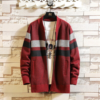 

Toponeto Mens Autumn Winter Casual Patchwork Turn-down Collar Jacket Coat