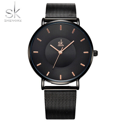 

Winning SK casual ladies watch net with quartz watch female clock k59