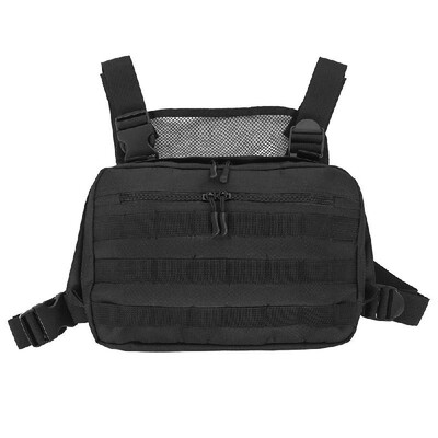 

Men Outdoor Tactical Adjustable Chest Rig Shoulder Bag Front Bag Pack