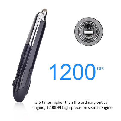 

PR-08 24Ghz Wireless Optical Touch-pen Mouse 80012001600DPI Wireless Mouse Pen with Web Browsing Laser-Presenter Handwriting Er